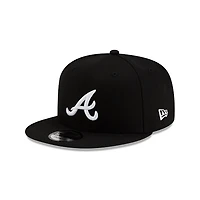 MLB Hat 950 Basic Snapback Black and White Braves