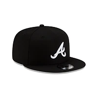 MLB Hat 950 Basic Snapback Black and White Braves