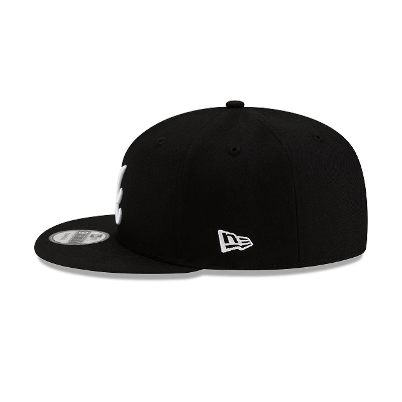 MLB Hat 950 Basic Snapback Black and White Braves
