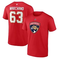 NHL Player T-Shirt Authentic Stack Home Brad Marchand Panthers