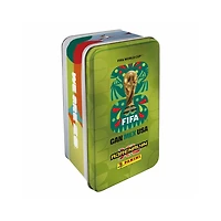 Panini Adrenalyn XL Trading CARDS FIFA World Cup 2026 MEGA TIN (66 + LE & GOLDEN BALLER)