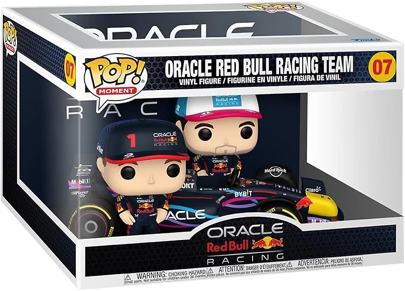 Formula One Pop! Figure Oracle Red Bull Racing Team Max Verstappen and Sergio Perez #07