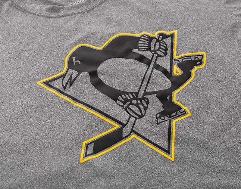 NHL Performance T-Shirt Rash Guard Marled Penguins