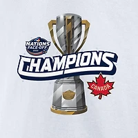 NHL T-Shirt 4 Nations Champions 2025 White Team Canada