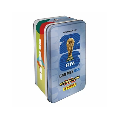 Panini Adrenalyn XL Trading CARDS FIFA World Cup 2026 MEGA TIN (66 + LE & GOLDEN BALLER)