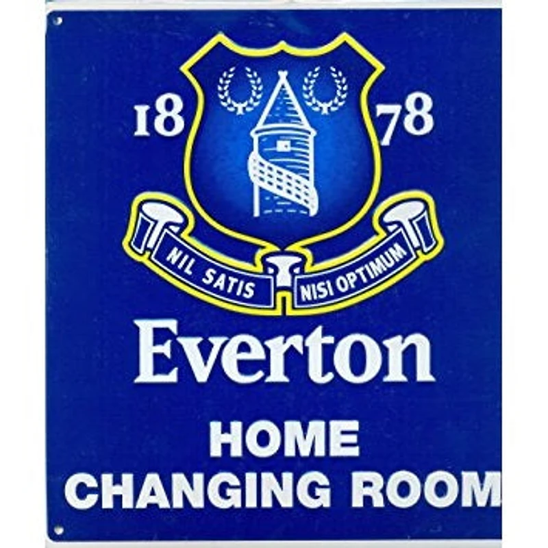 EPL Steel Sign Home Changing Room Everton FC
