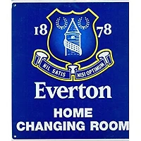 EPL Steel Sign Home Changing Room Everton FC