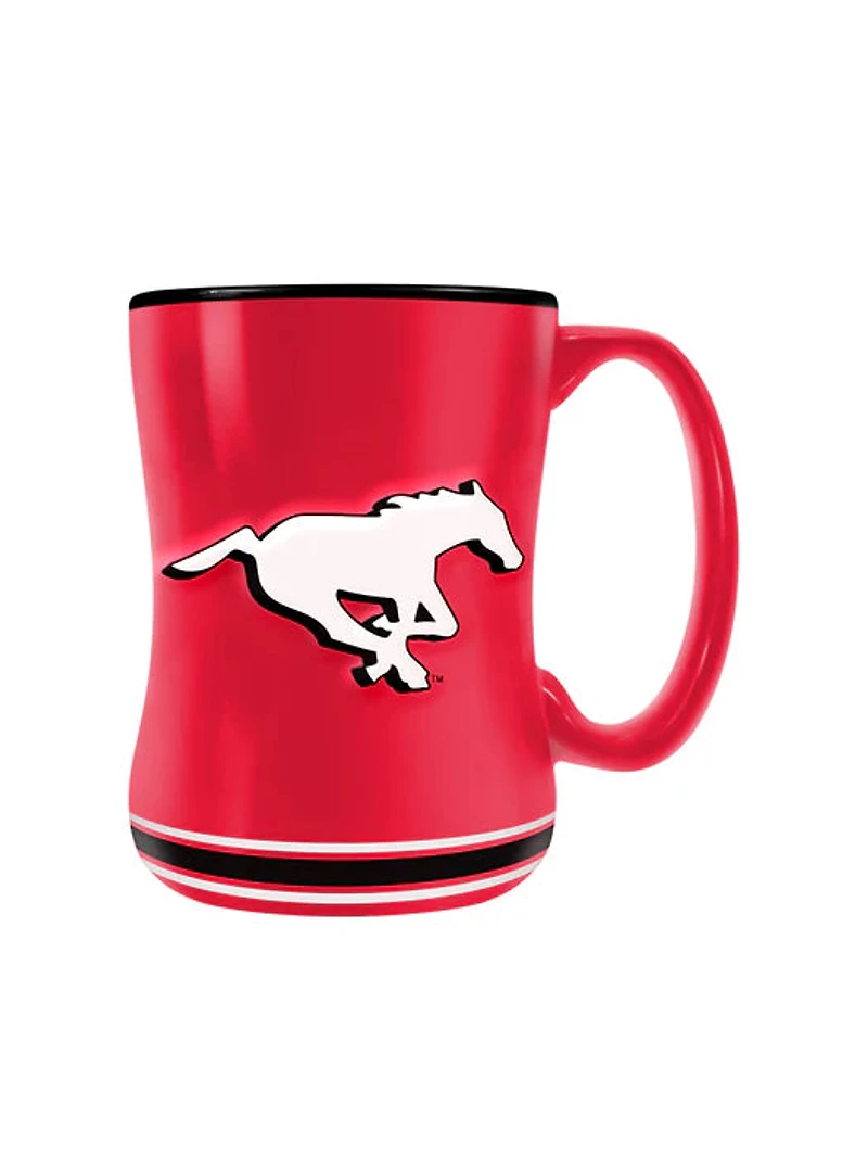 CFL Coffee Mug Sculpted Relief Stampeders