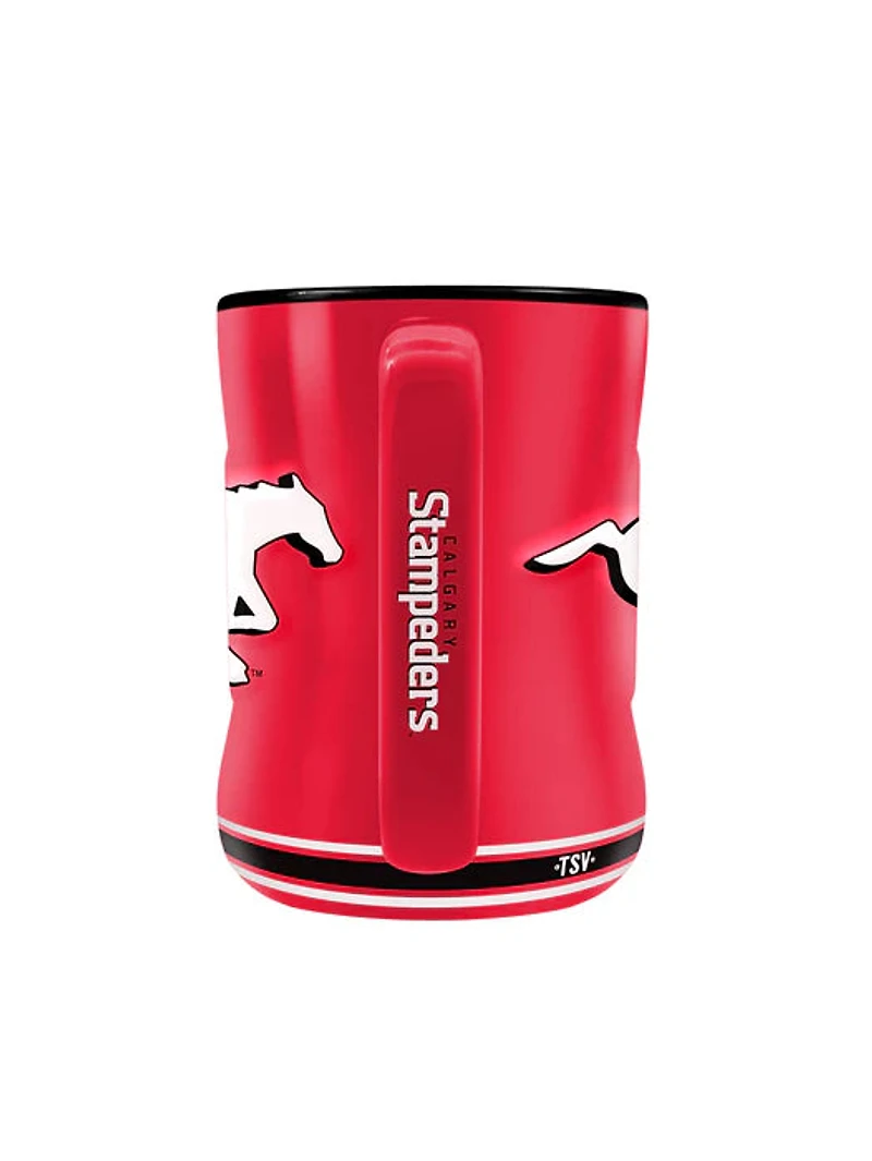 CFL Coffee Mug Sculpted Relief Stampeders