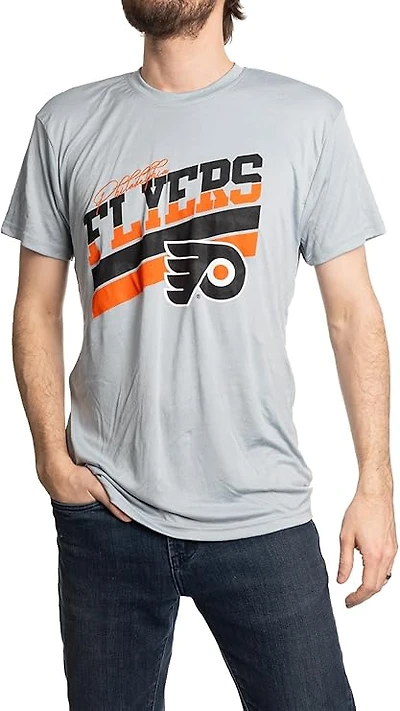 NHL T-Shirt Performance Rashguard Stripes Flyers