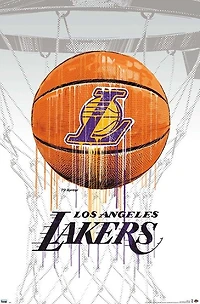 NBA Wall Poster Drip Basketball Lakers