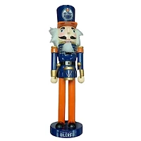 NHL Team Holiday Nutcracker Oilers