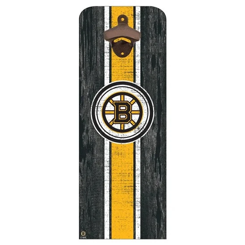 NHL Wall Mounted Bottle Opener Bruins