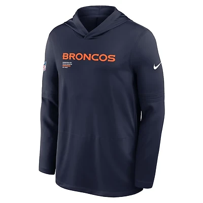 NFL Dri-FIT Long Sleeve Hoodie 2025 Sideline Pure Fury Broncos