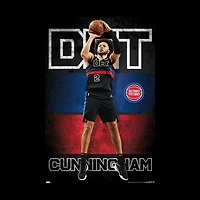 NBA Player Wall Poster Cade Cunningham Pistons