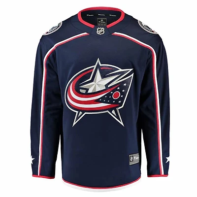 NHL Youth Blank Replica Jersey Breakaway Home Blue Jackets
