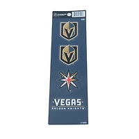 NHL 4Pc Sticker Sheet Golden Knights