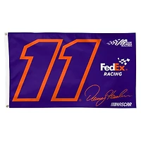 Nascar Team Flag 3x5 Denny Hamlin #11 FedEx Racing