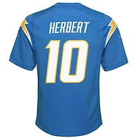 NFL Youth Player Game Jersey Home Justin Herbert Chargers