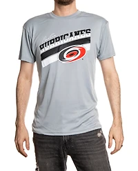 NHL T-Shirt Performance Rashguard Stripes Hurricanes