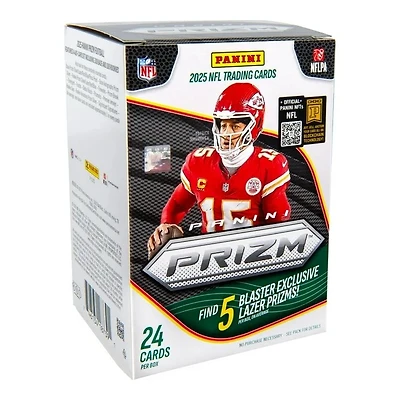 NFL Panini Football Trading Cards Prizm 2025 Blaster Box