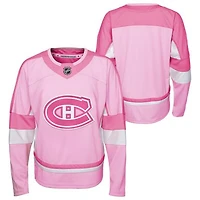 NHL Kids Fashion Jersey Canadiens (Pink)