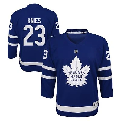 NHL Youth Player Premier Jersey Home Matthew Knies Maple Leafs