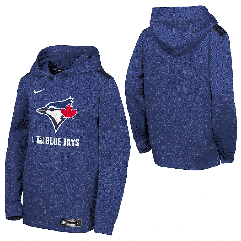 MLB Youth Hoodie Authentic Collection Blue Jays Medium
