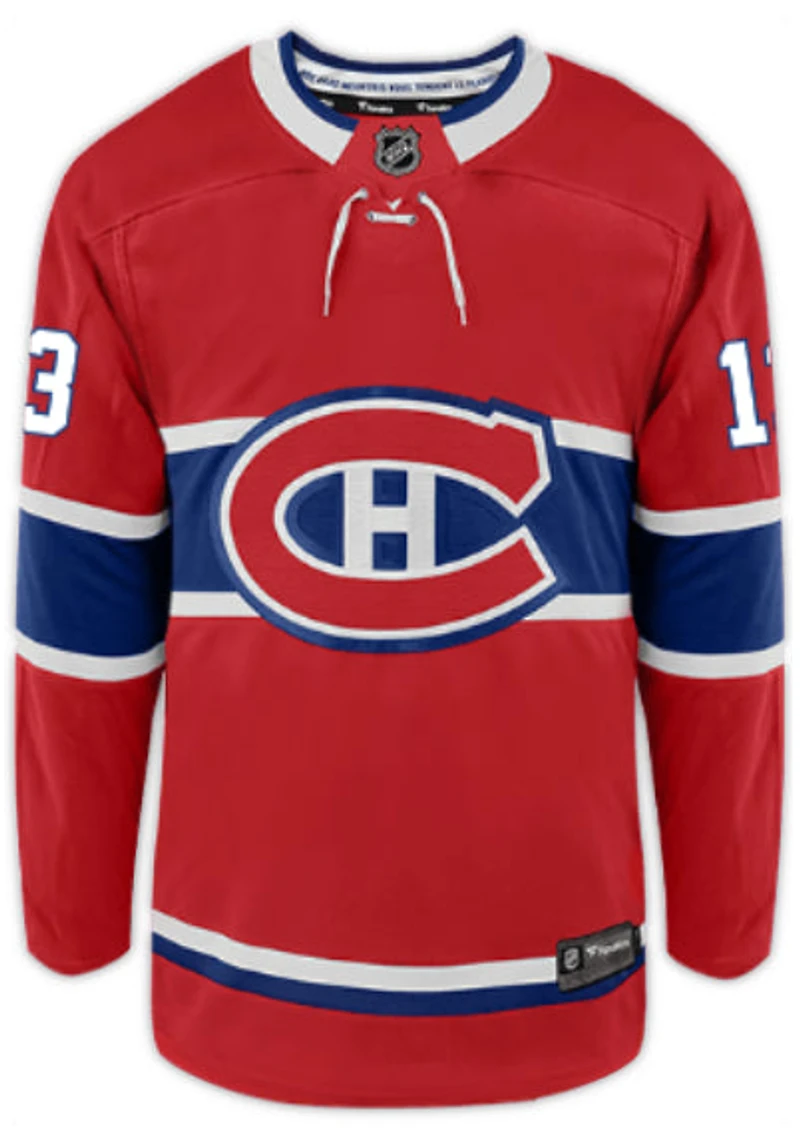 NHL Youth Player Premier Jersey Home #13 Cole Caufield Canadiens