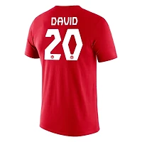 Soccer Canada Player Dri-Fit T-Shirt Legend Jonathan David Team