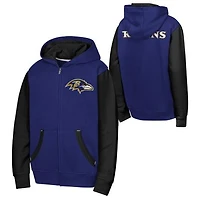 NFL Youth Hoodie Stadium Full Zip Ravens