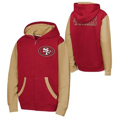 NFL Youth Hoodie Stadium Full Zip 49ers