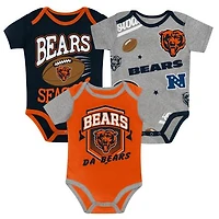 NFL Infant 3Pc Onesie Set 1st Round Pick Bears