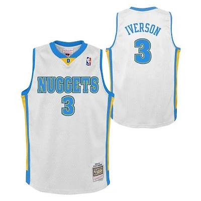 NBA Youth Hardwood Classics Player Swingman Jersey Allen Iverson Nuggets