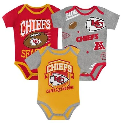 NFL Infant 3Pc Onesie Set 1st Round Pick Chiefs