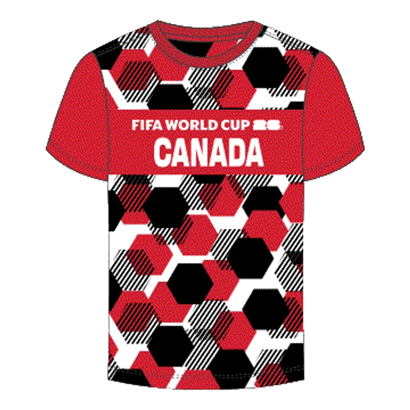 FIFA World Cup 2026 Kids/Youth Sublimated Performance Jersey Team Canada