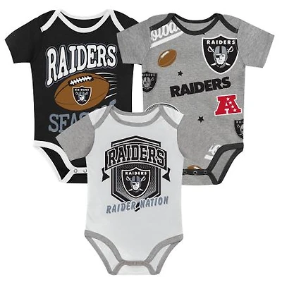 NFL Infant 3Pc Onesie Set 1st Round Pick Raiders