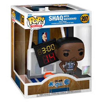 NBA Player Pop! Figure Deluxe With Back Board Shaq Magic