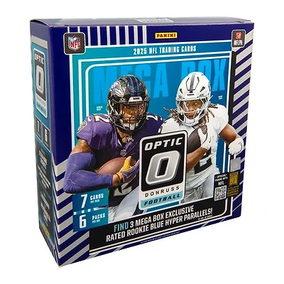 NFL Optic Donruss Football Trading Cards 2025 Mega Box