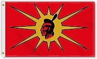 Mohawk Warrior Society Flag 3x5 (Oka)