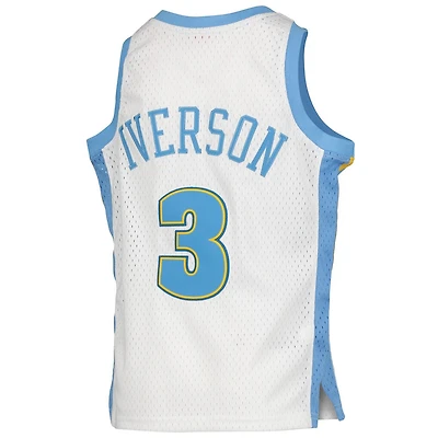 NBA Youth Hardwood Classics Player 2006-07 Swingman Jersey Allen Iverson Nuggets (White)