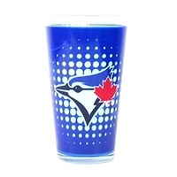 MLB Pint Glass 16 Oz Spotted Blue Jays