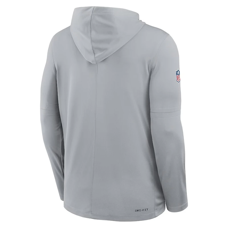 NFL Dri-FIT Long Sleeve Hoodie 2025 Sideline Pure Fury Lions