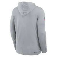 NFL Dri-FIT Long Sleeve Hoodie 2025 Sideline Pure Fury Lions