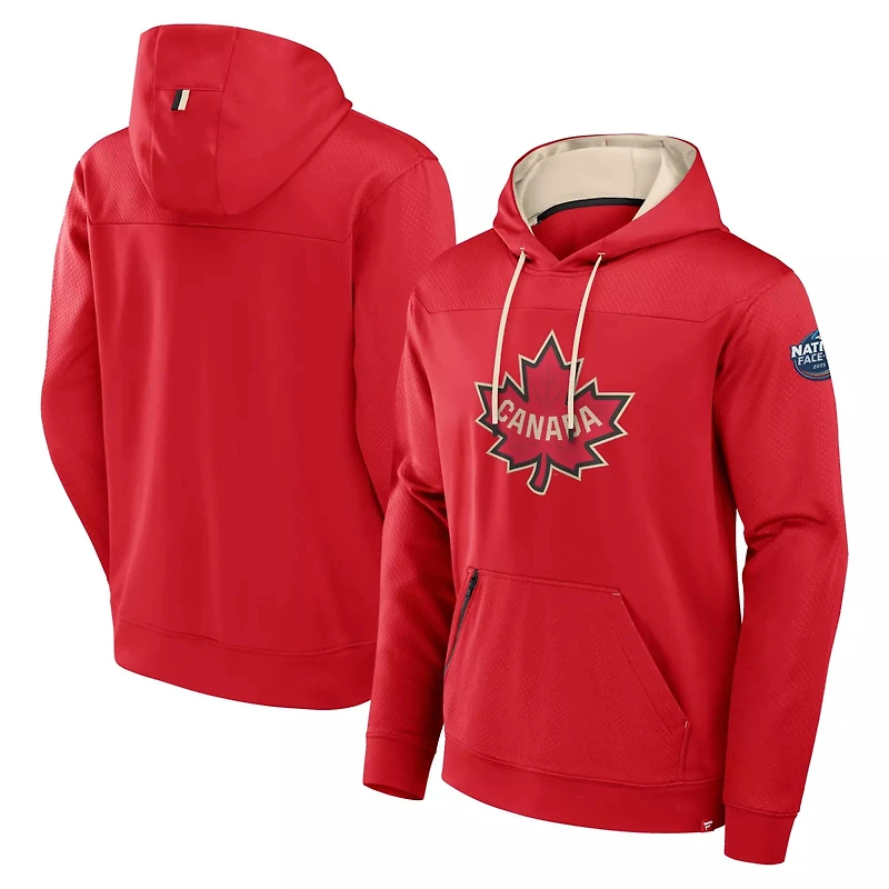 NHL Hoodie Face-Off 4 Nations Dot Faded Defender Team Canada