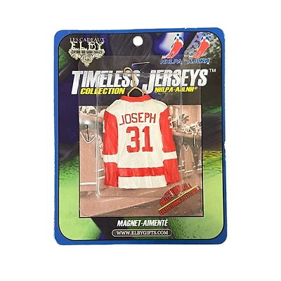 NHL Vintage Player Ceramic Magnet Curtis Joseph Red Wings