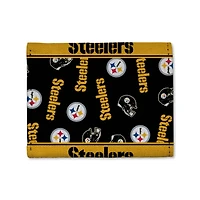 NFL Canvas Trifold Wallet Steelers