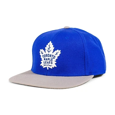 NHL Hat Snapback Wool Replica Two Tone 400S Maple Leafs