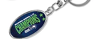 NFL Keychain Double Sided Super Bowl LX Champions Seahawks