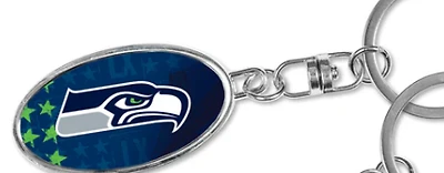 NFL Keychain Double Sided Seahawks